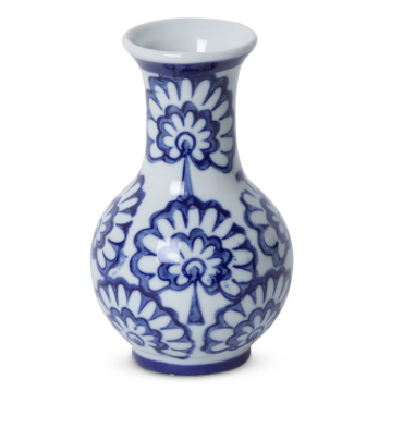 Porcelain Vine Petite Vase