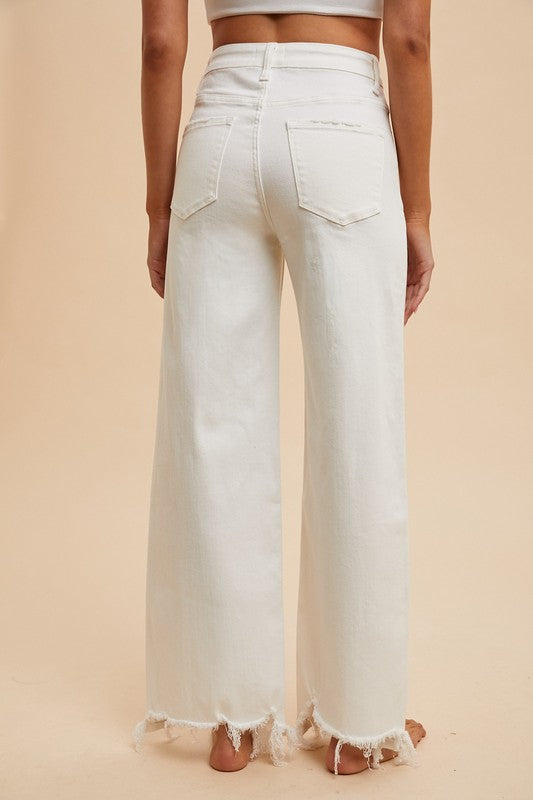 Annie White Denim Pants