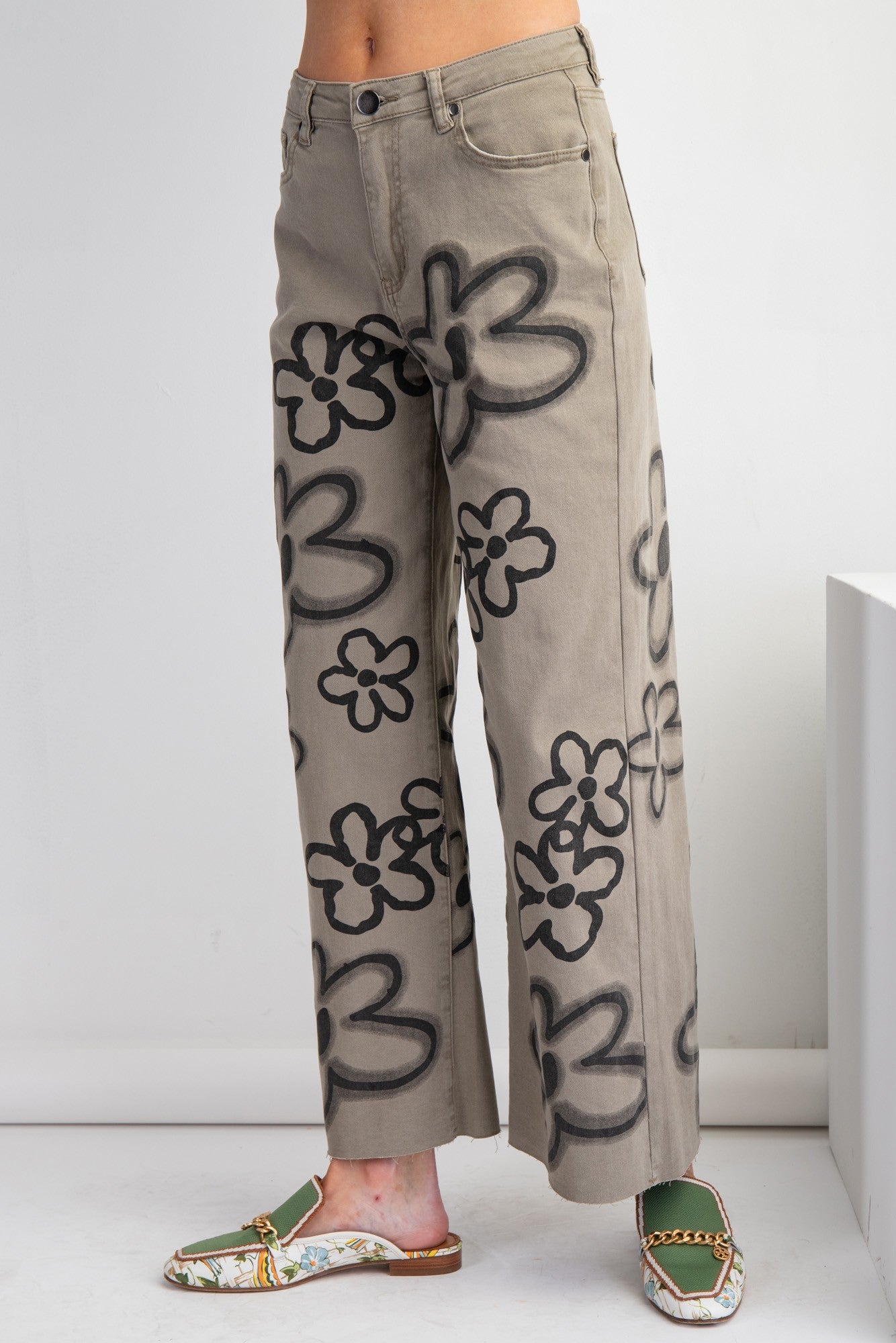 Flower Graffiti Pants