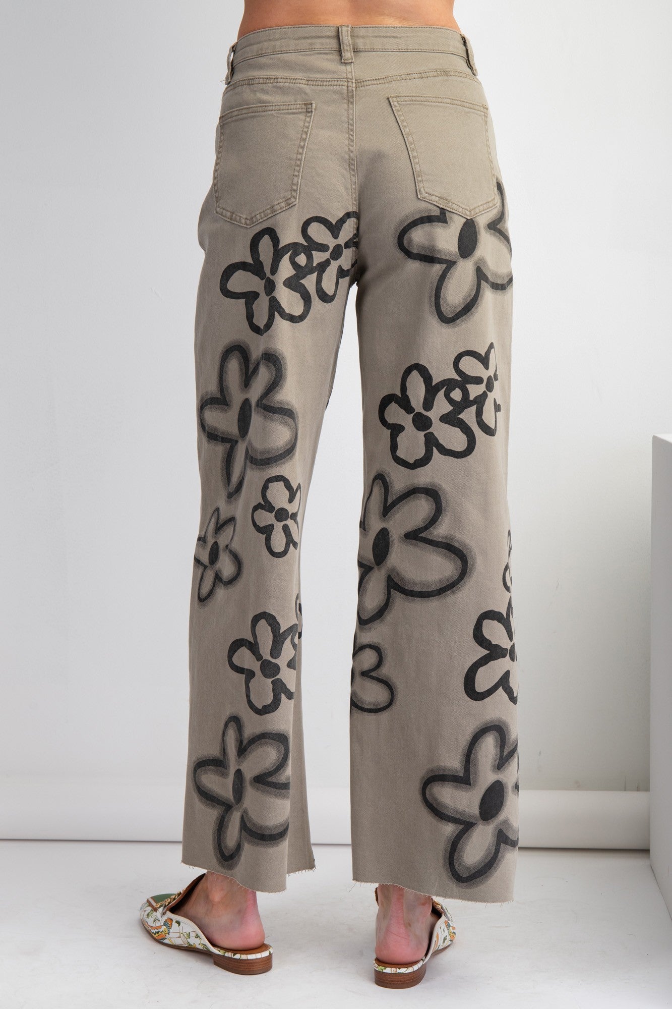 Flower Graffiti Pants