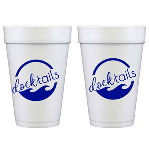 Docktails Foam Cups