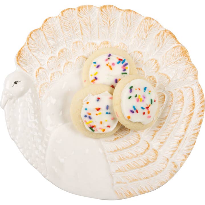 White Turkey Plate