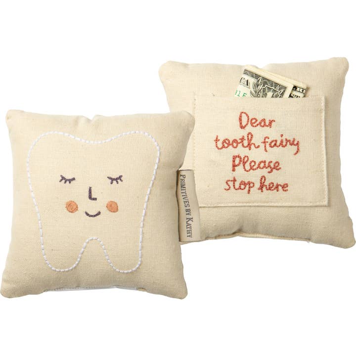 Blue Tooth Fairy Pillow