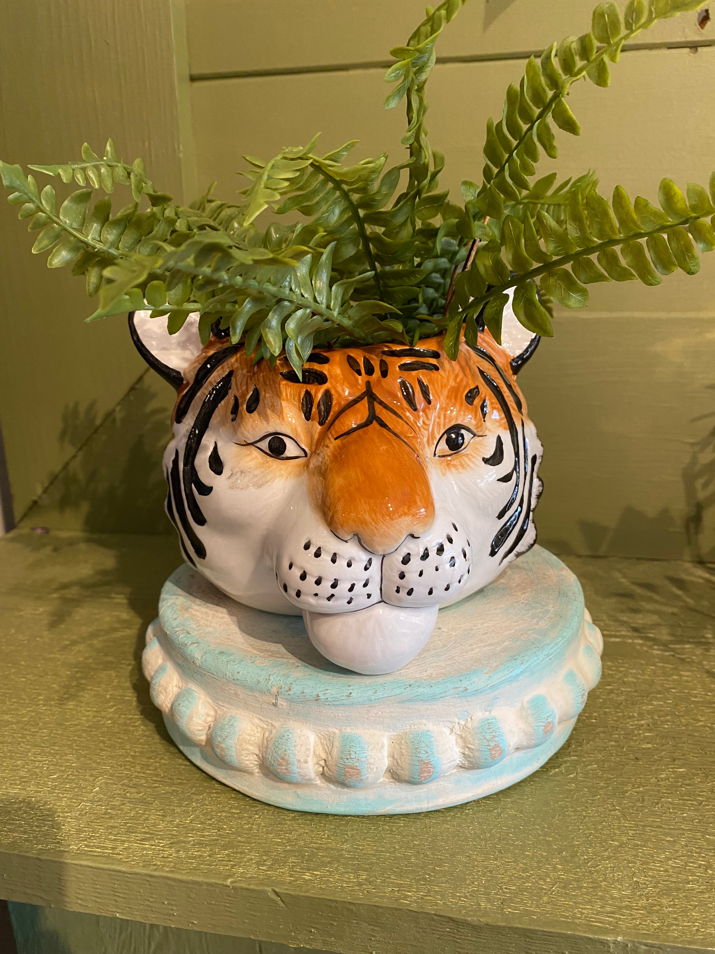 tiger head plant pot Tiger Head Planter
