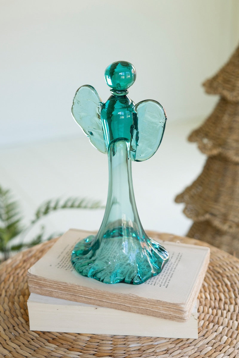 Recycled Glass Angel