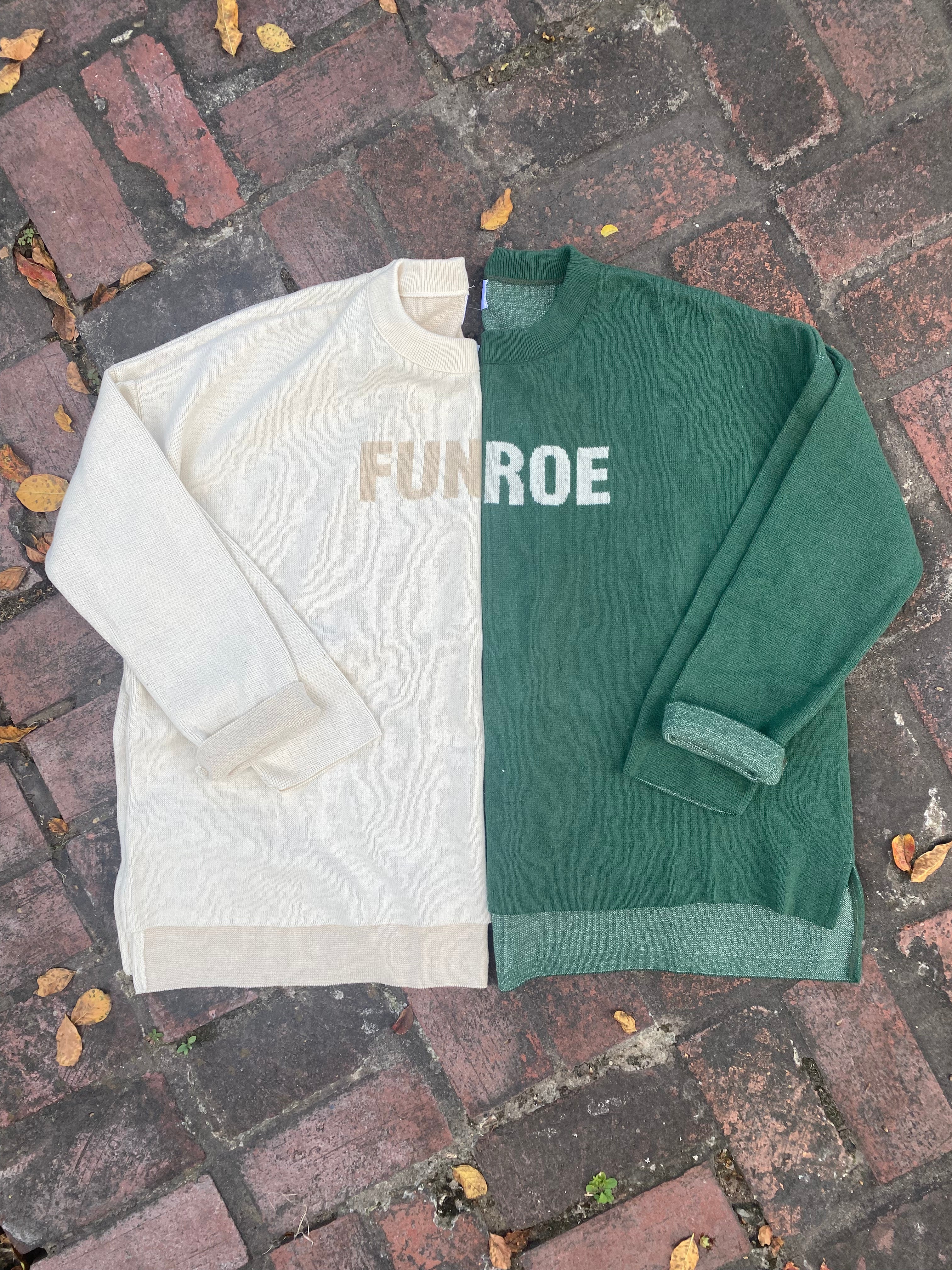 Funroe Relaxed Boxy Sweater