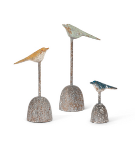 Cast Iron Perched Birds