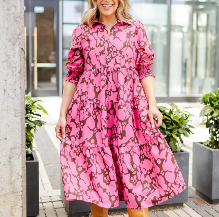 Eleanor Happy Place Pink Dress