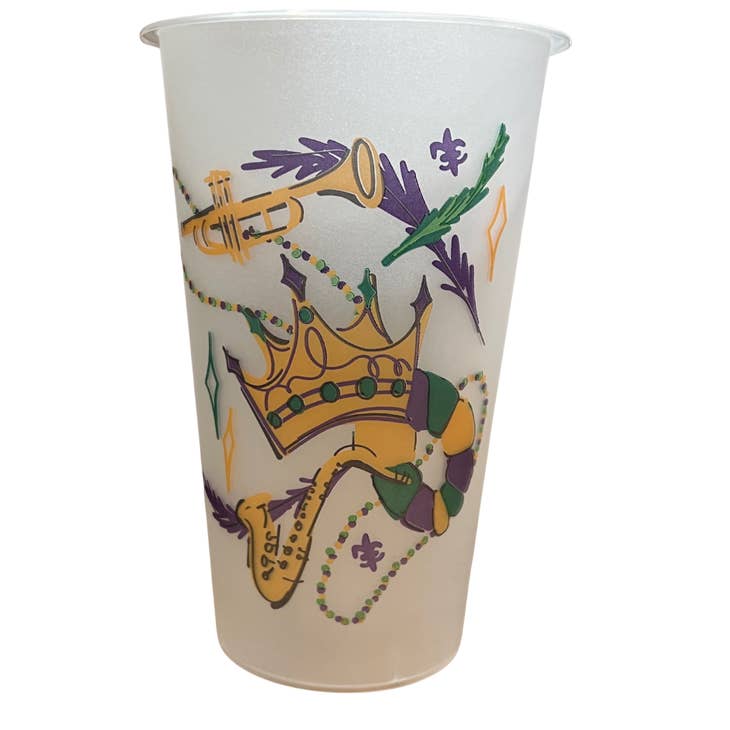 To-Go Cups Mardi Gras Mask