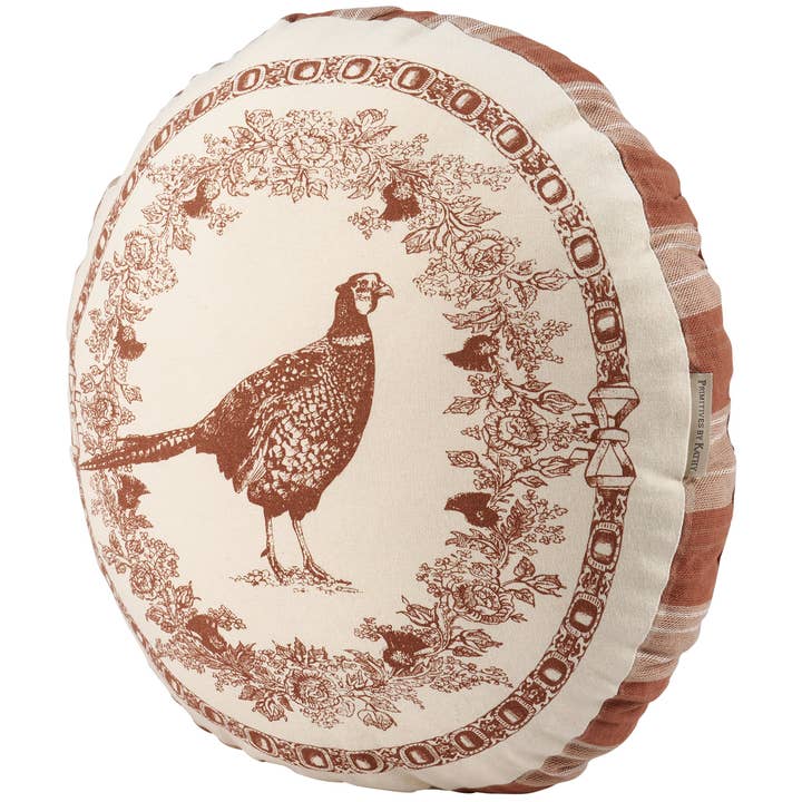 Round Pheasant Pillow