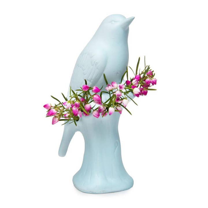 Porcelain Bird Bud Vase