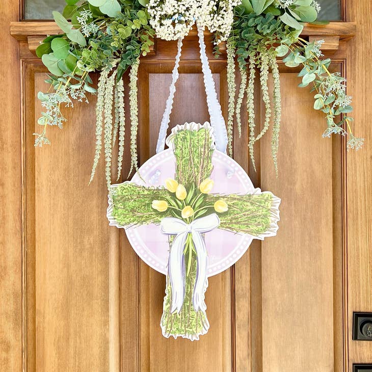 Tulip Cross Door Hanger