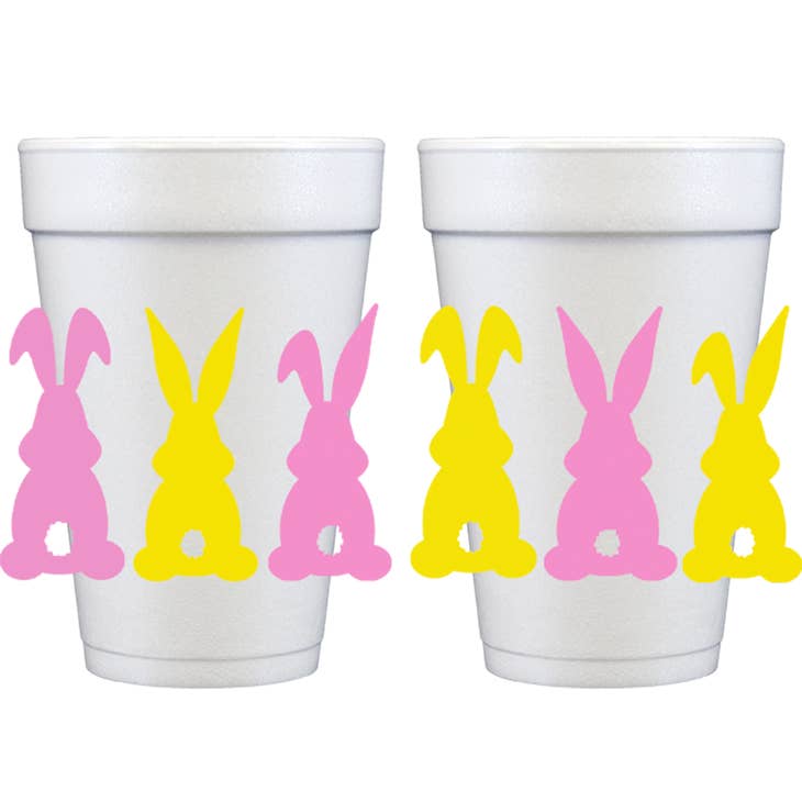 Easter Bunny Foam Cups