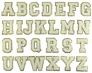 Chenille Letter Patches 2.55"