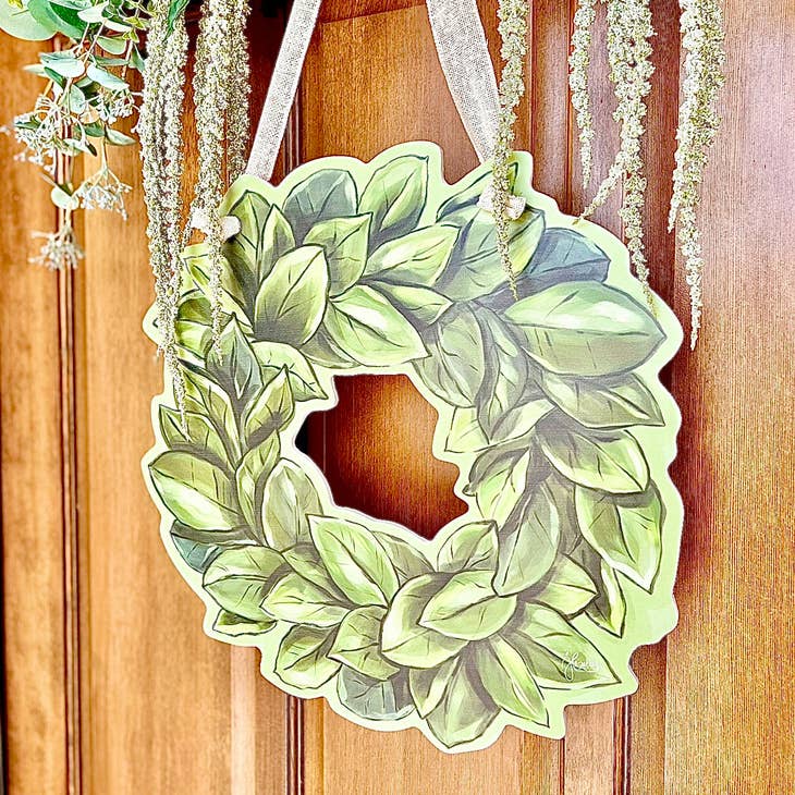 Magnolia Wreath Door Hanger
