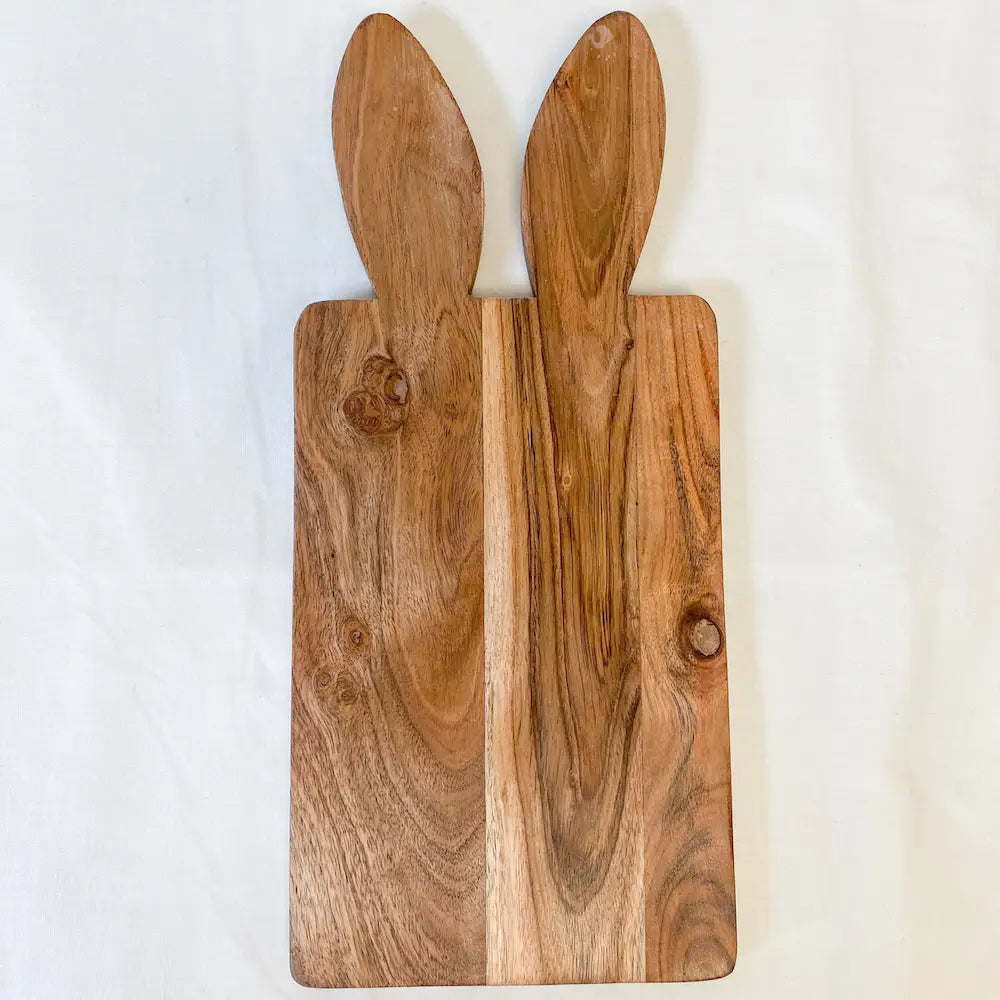 Bunny Ears Serving Board - Natural Wood
